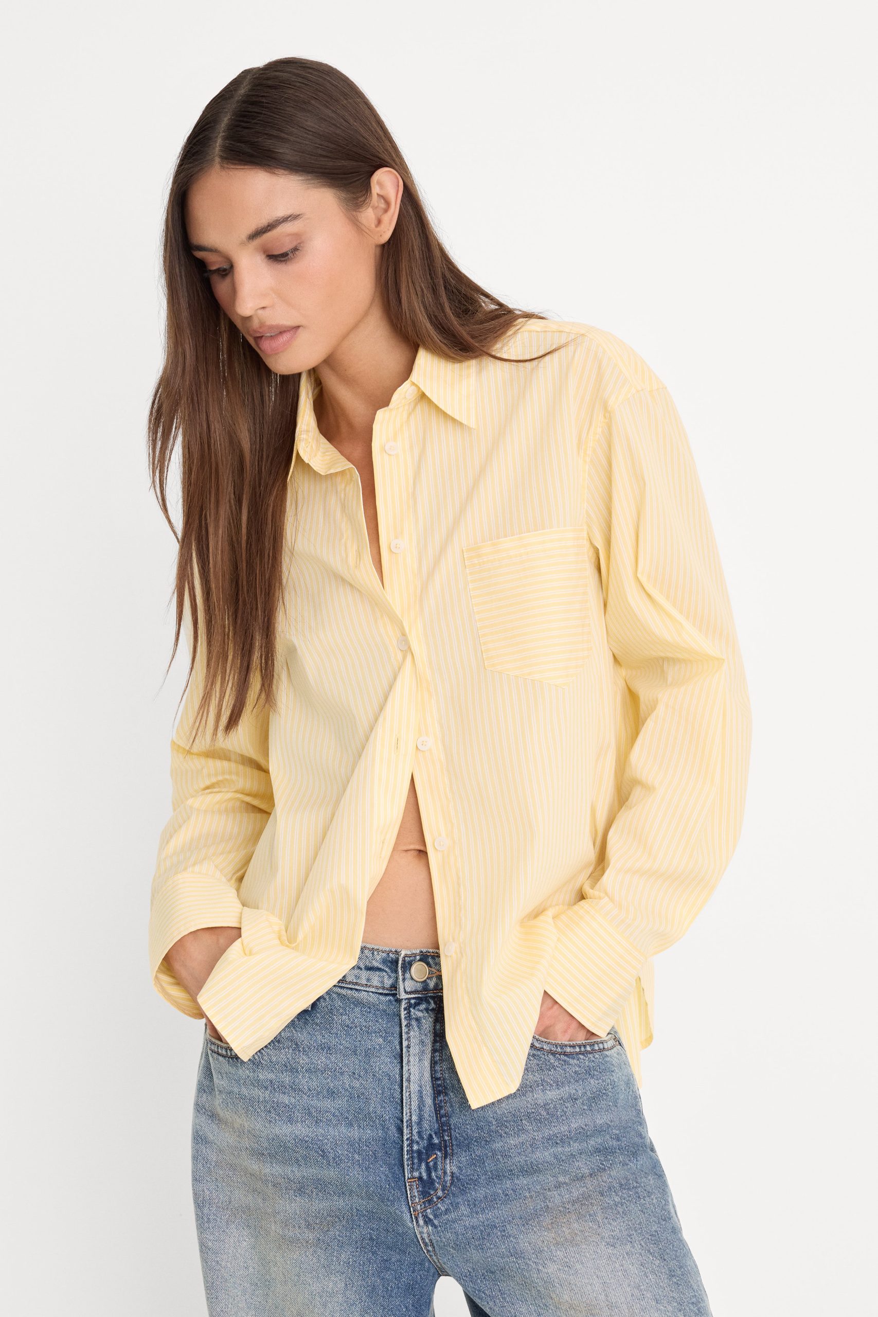POPLIN CLASSIC BOXY SHIRT | BUTTERBEAM STRIPE - Image 4