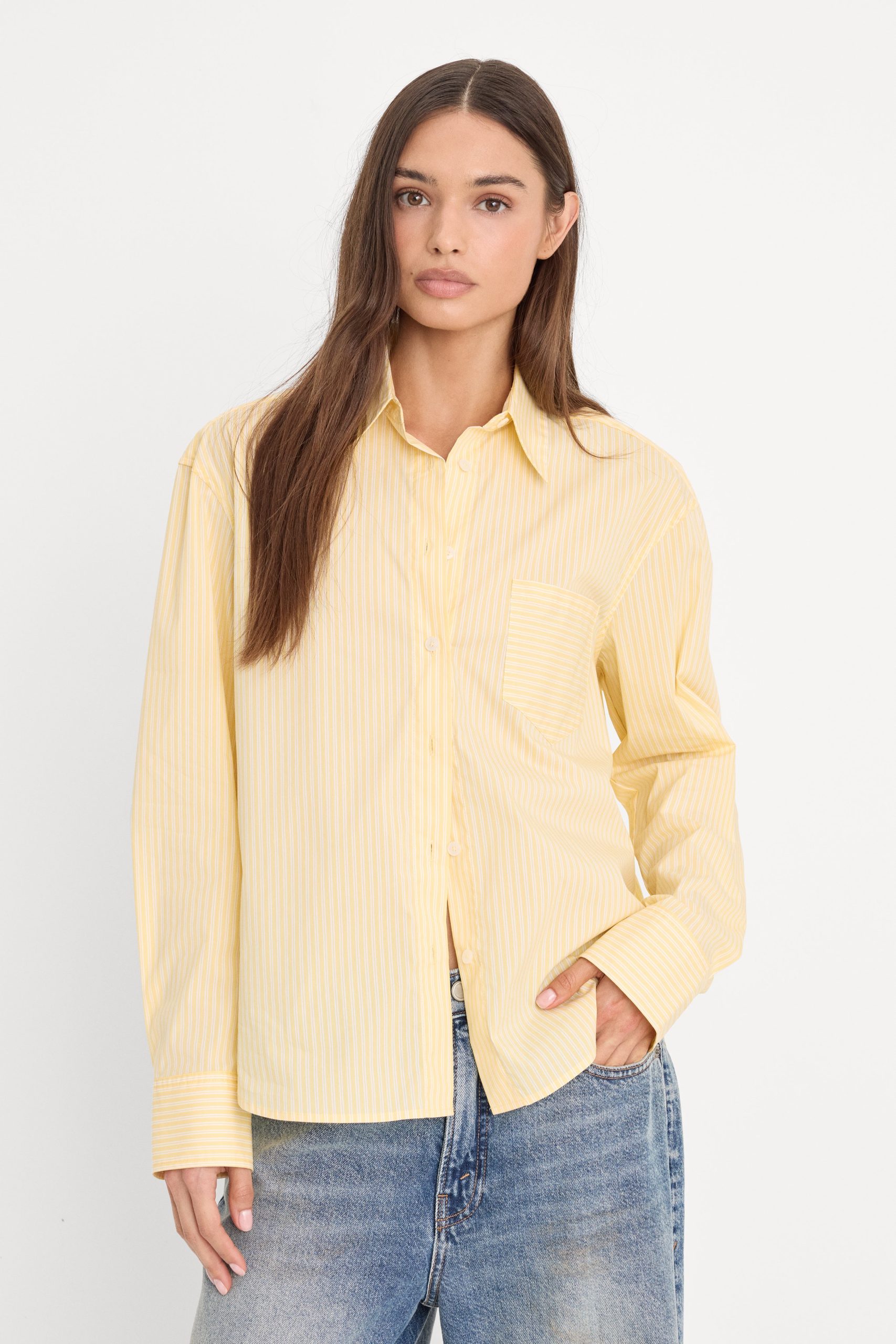 POPLIN CLASSIC BOXY SHIRT | BUTTERBEAM STRIPE - Image 2