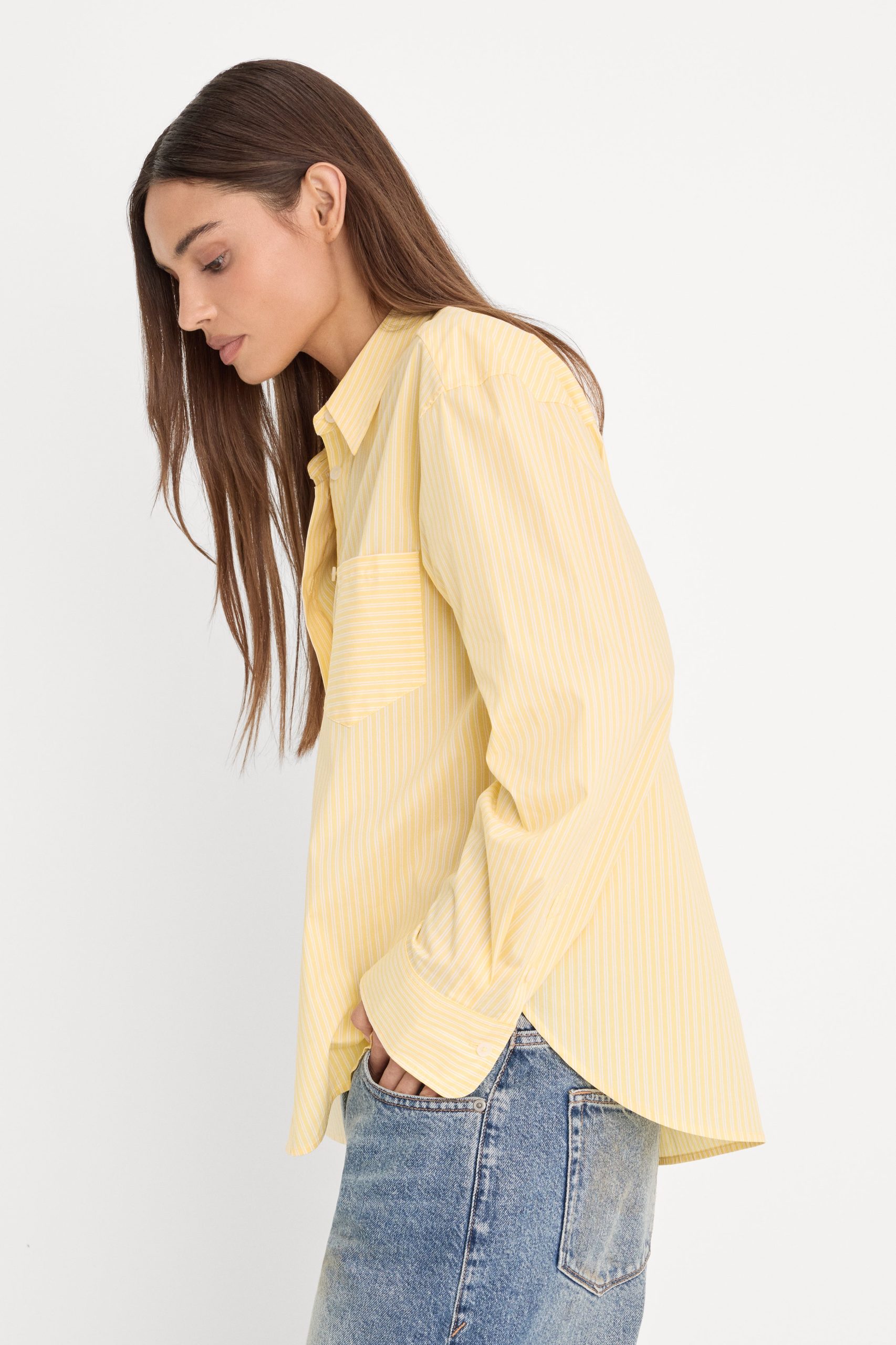 POPLIN CLASSIC BOXY SHIRT | BUTTERBEAM STRIPE - Image 3