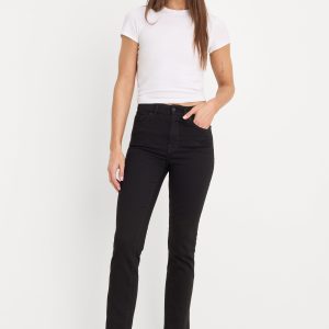 NEVER FADES GOOD LEGS STRAIGHT JEANS | BLACK001