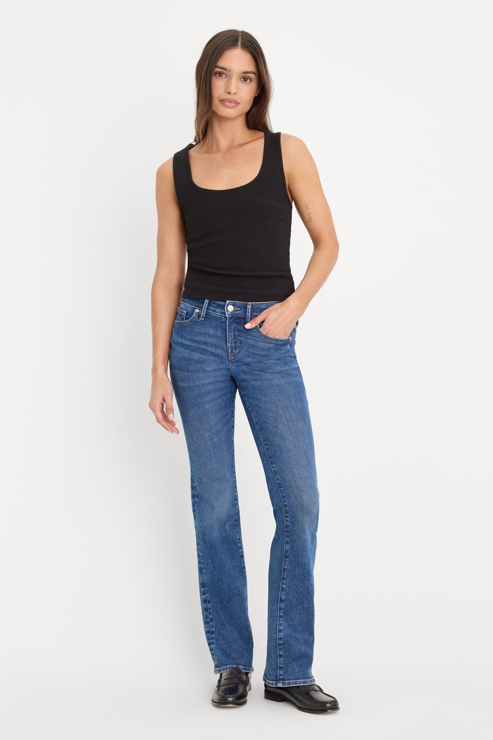 MICRO RIB TANK TOP | BLACK001 - Image 3