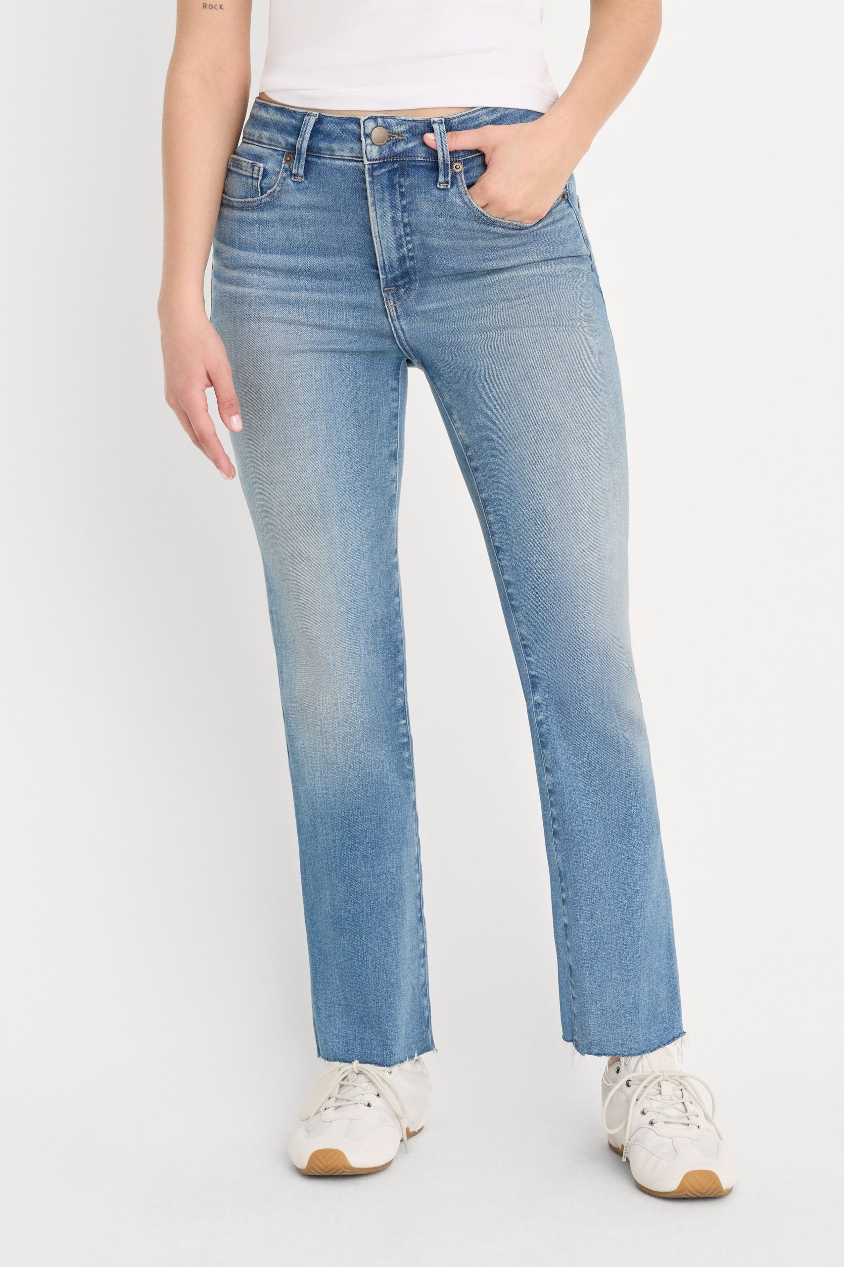 SOFT TECH GOOD PETITE STRAIGHT JEANS | INDIGO1209 - Image 2