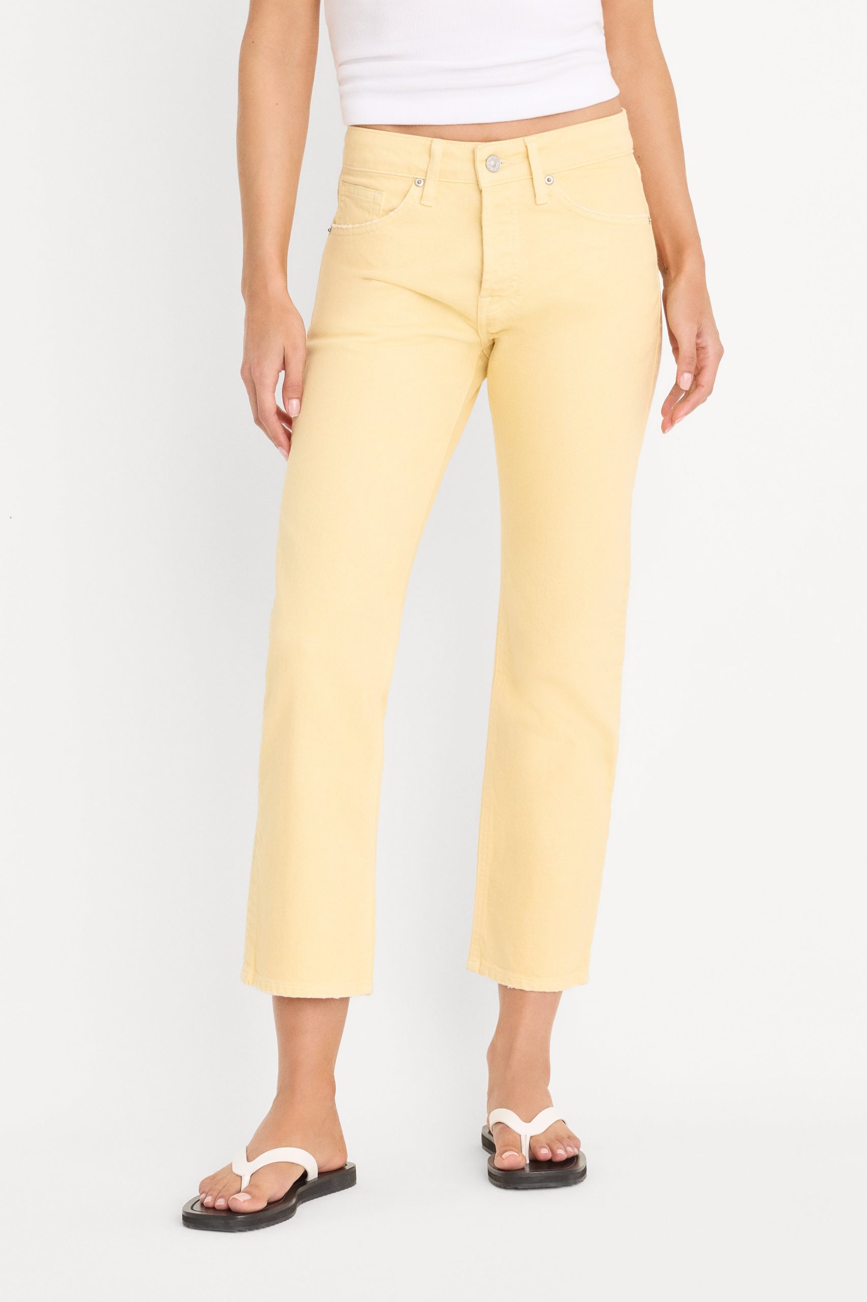 VINTAGE STRAIGHT ANKLE JEANS | HONEY - Image 2