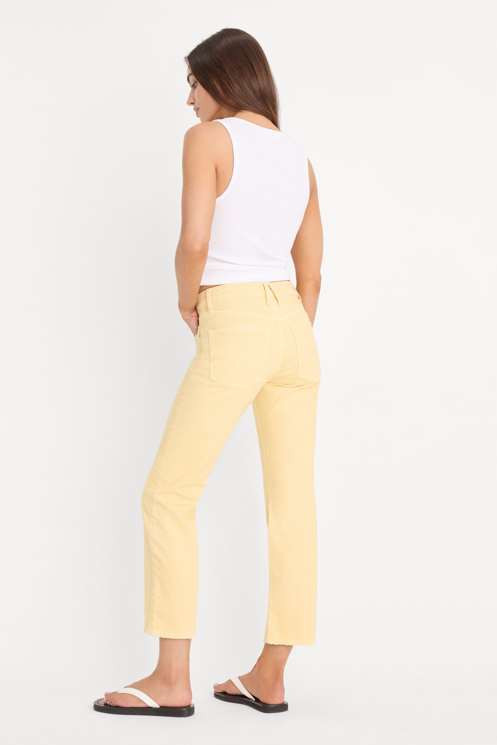 VINTAGE STRAIGHT ANKLE JEANS | HONEY - Image 5