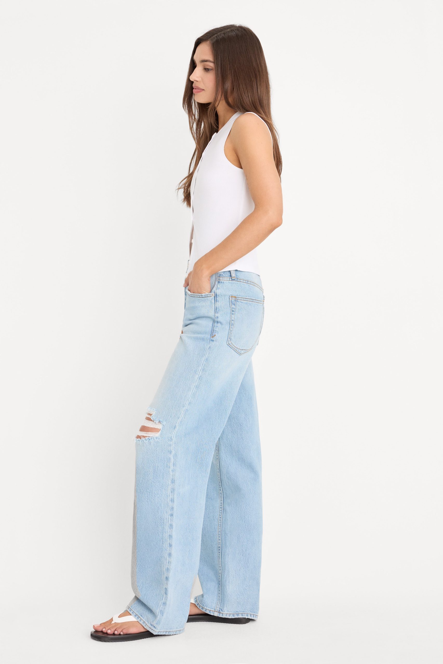VINTAGE WIDE JEANS | INDIGO1298 - Image 3