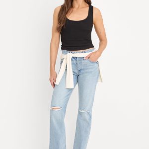 VINTAGE STRAIGHT ANKLE JEANS | INDIGO1252