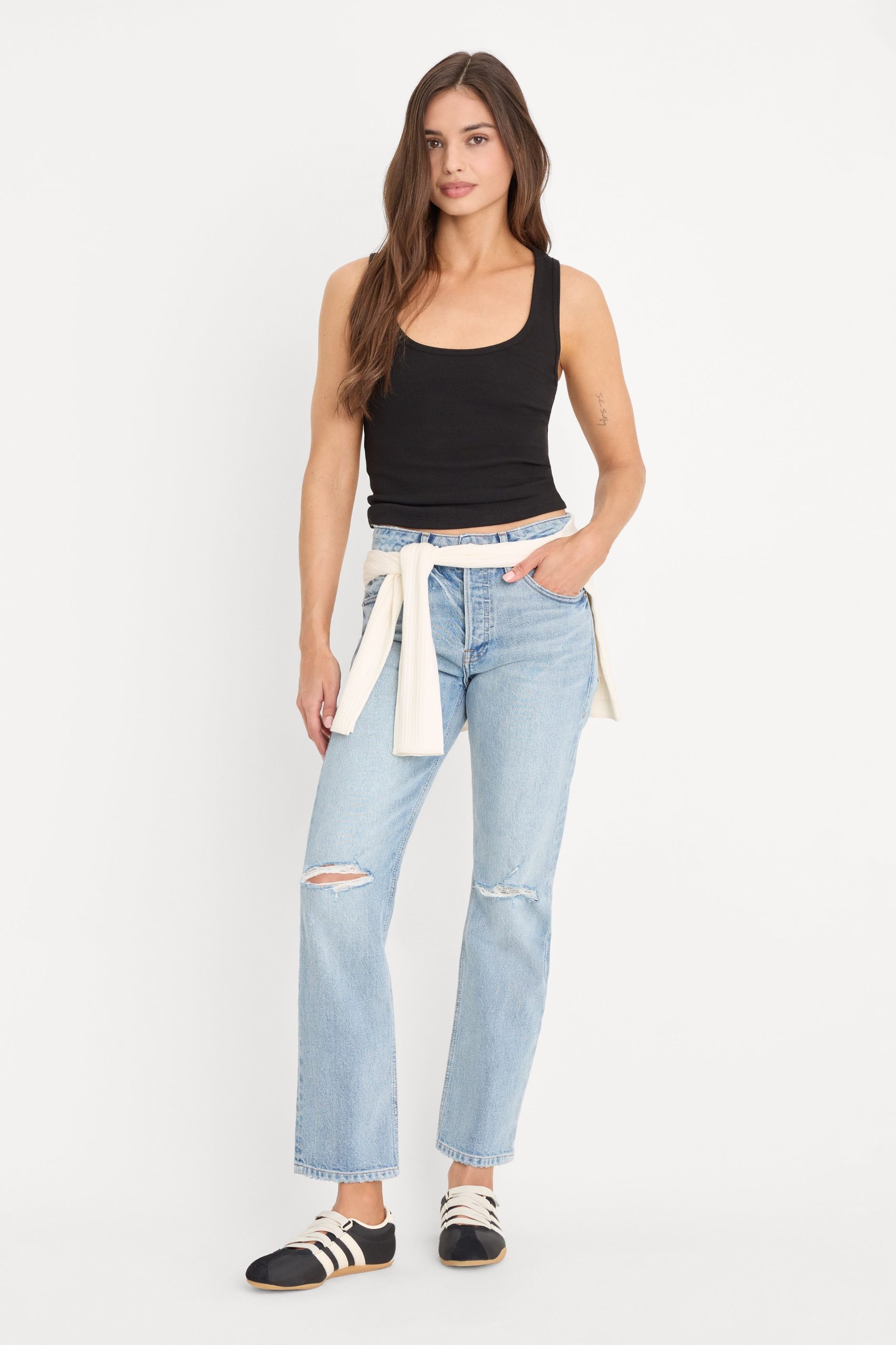 VINTAGE STRAIGHT ANKLE JEANS | INDIGO1252