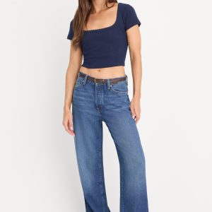 WEIGHTLESS WIDE JEANS | INDIGO1258