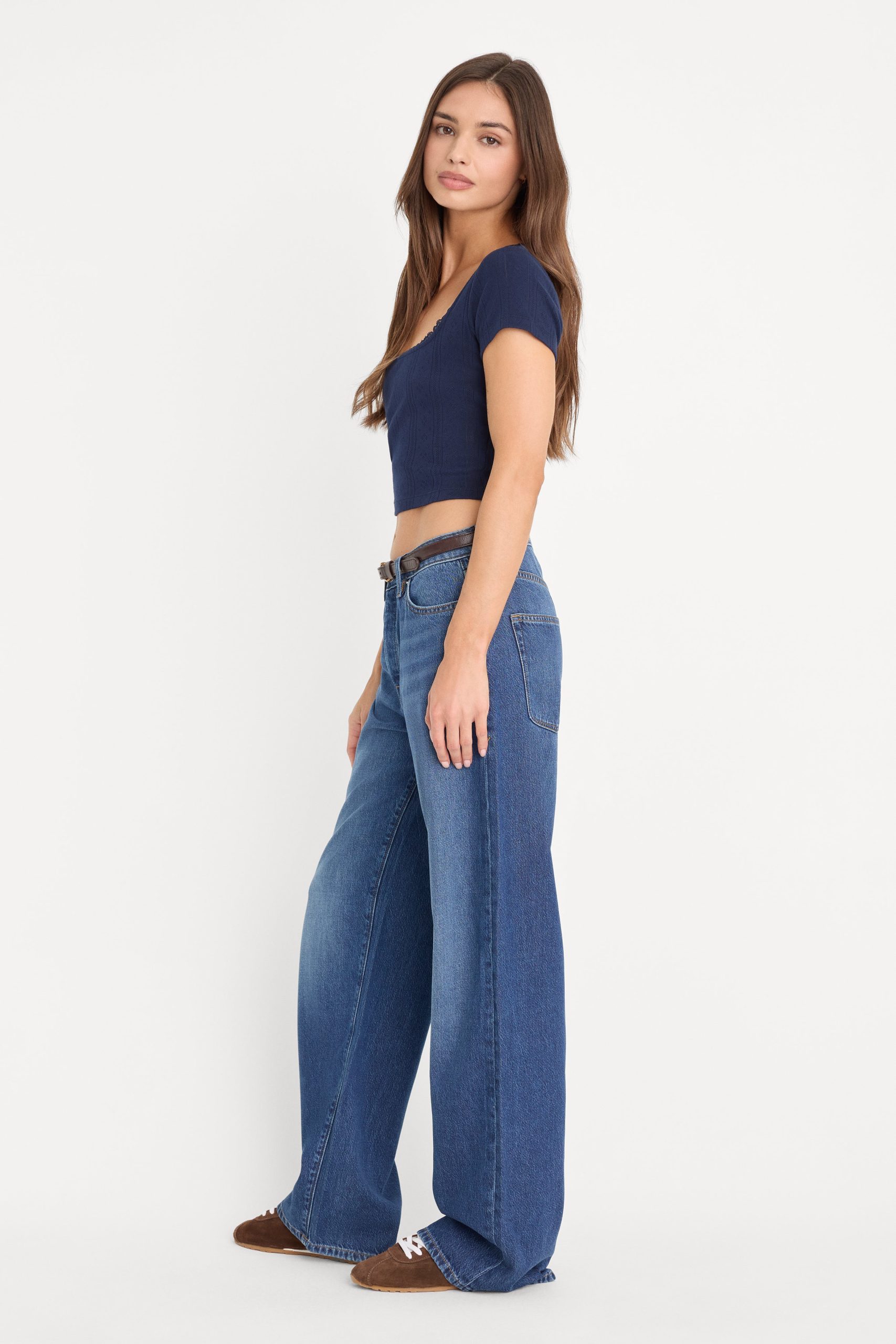 WEIGHTLESS WIDE JEANS | INDIGO1258 - Image 3