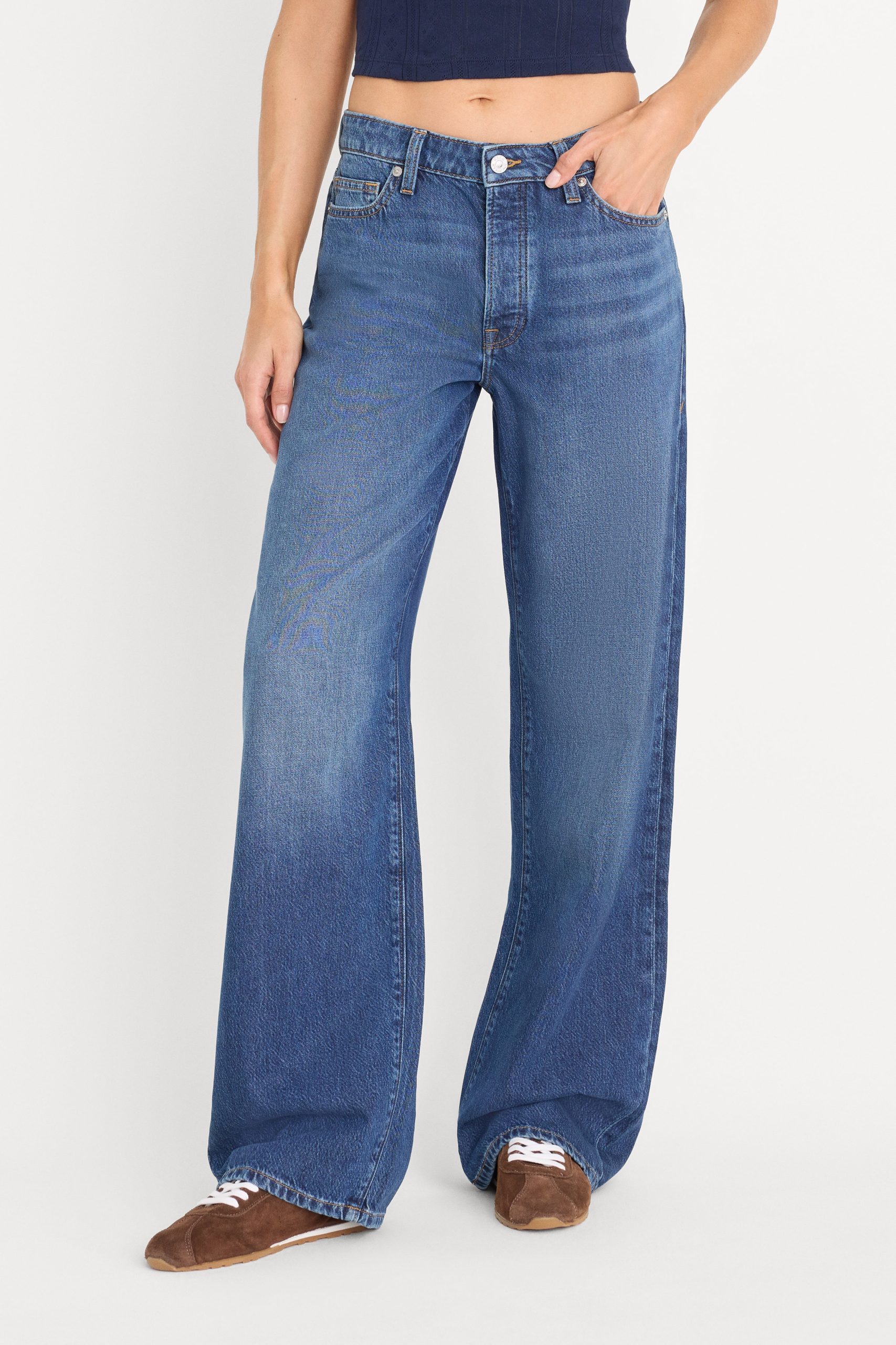 WEIGHTLESS WIDE JEANS | INDIGO1258 - Image 2