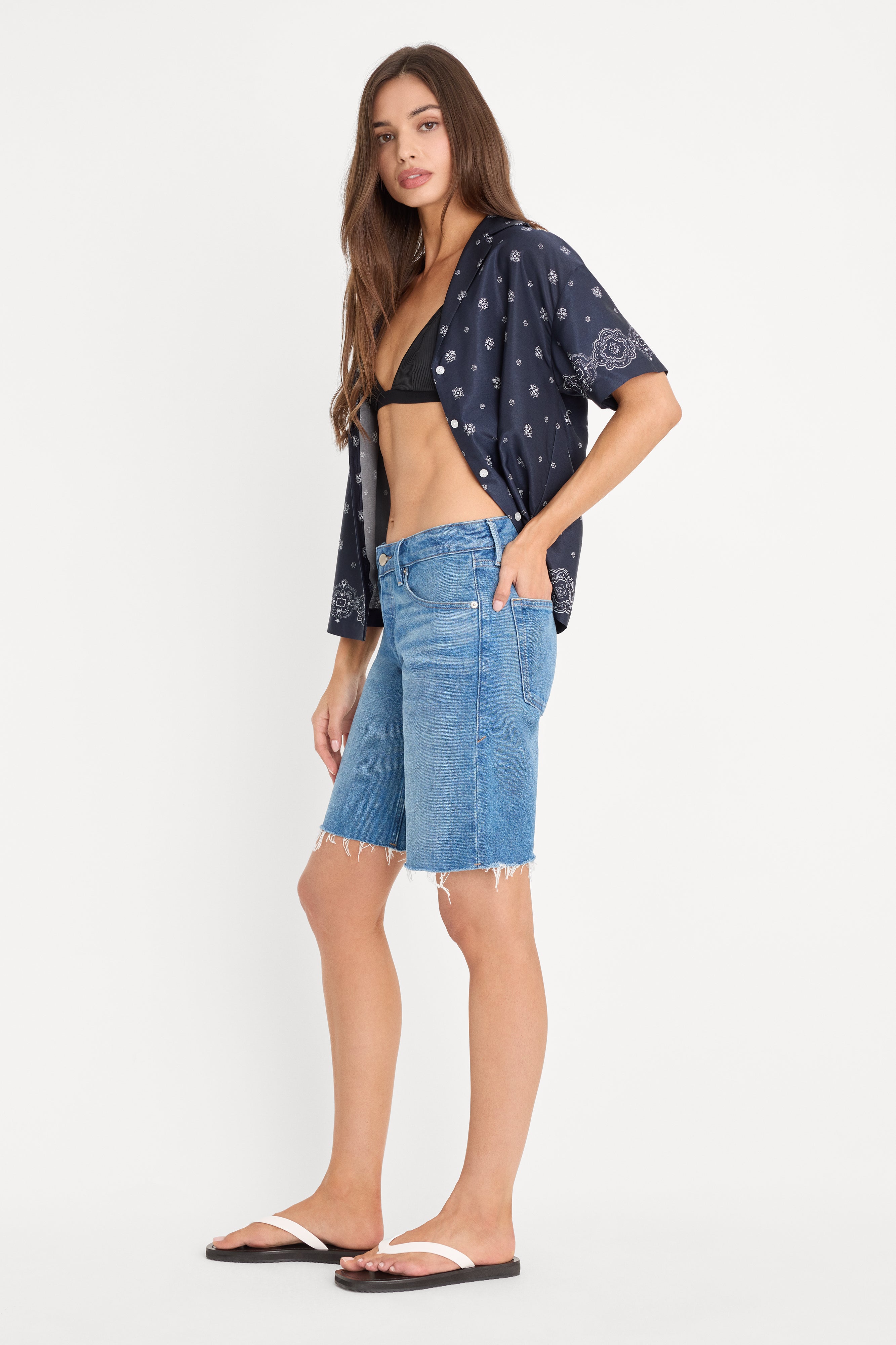 VINTAGE BERMUDA SHORTS | INDIGO1387 - Image 4