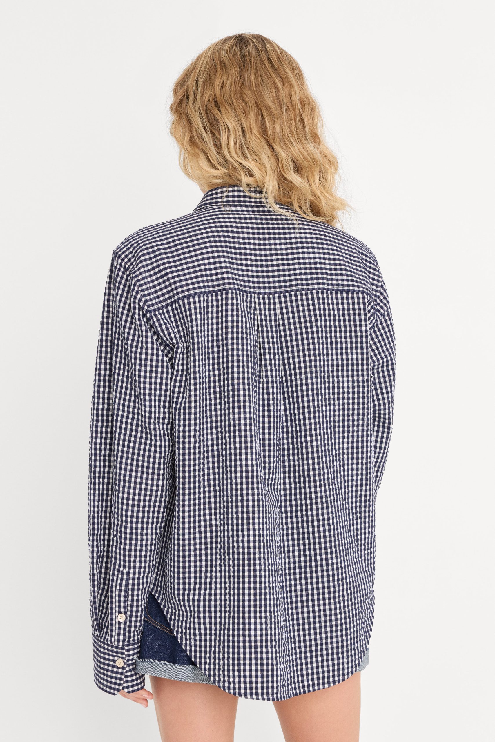 THE SEERSUCKER SHIRT | HORIZON GINGHAM SMALL - Image 5