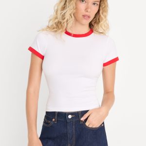 THE RINGER BABY TEE | WHITE