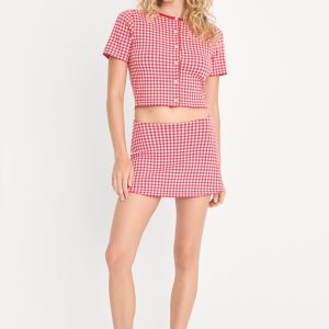THE KEEPSAKE SKORT | CHERRY GINGHAM