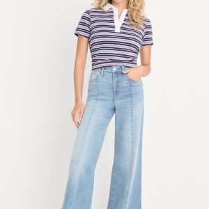 GOOD WAIST PALAZZO ANKLE JEANS | INDIGO1247