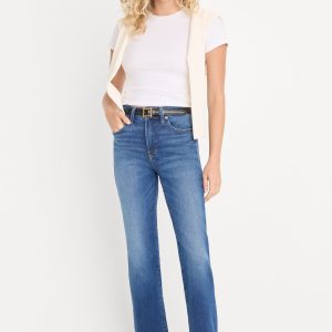 SOFT TECH GOOD LEGS STRAIGHT JEANS | INDIGO1233