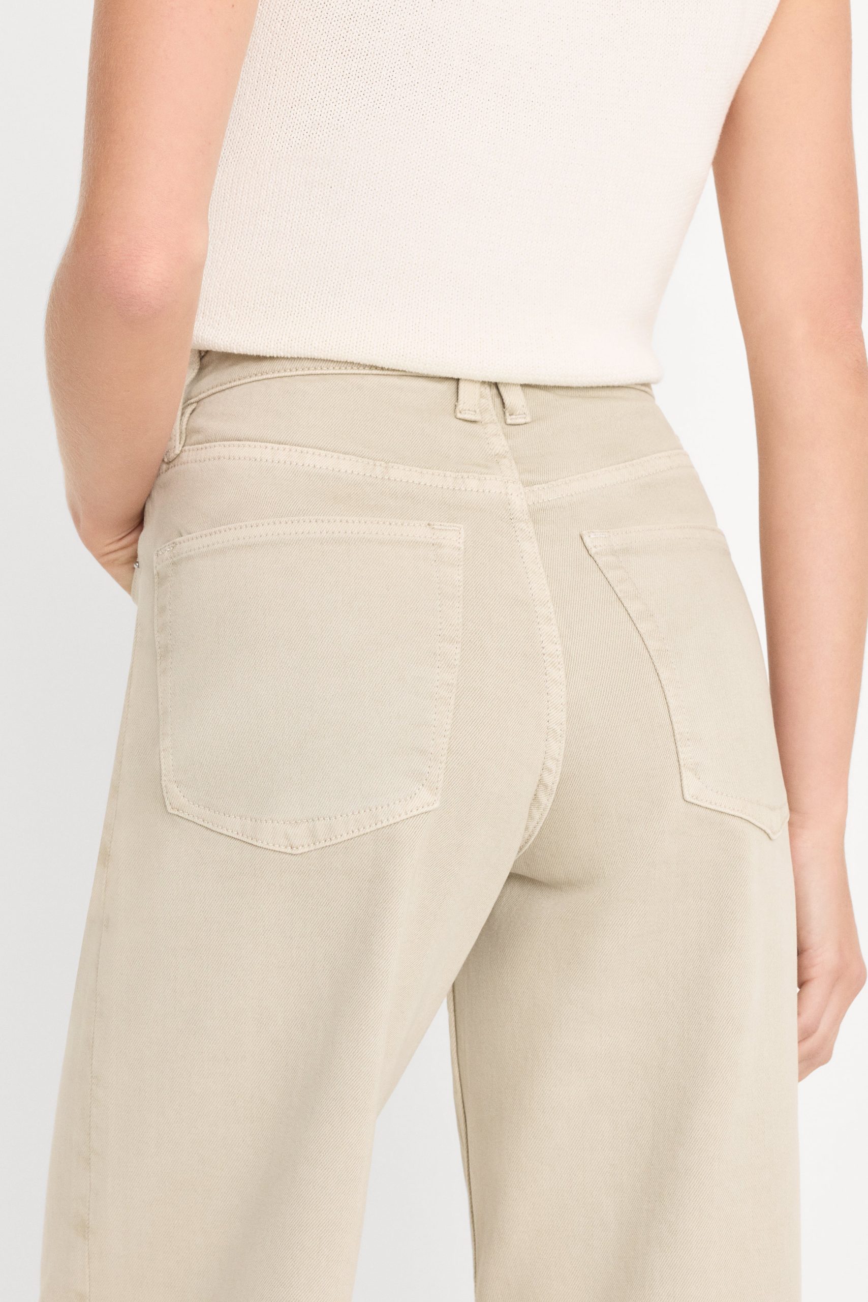 VINTAGE WIDE JEANS | SAND DUNE - Image 4