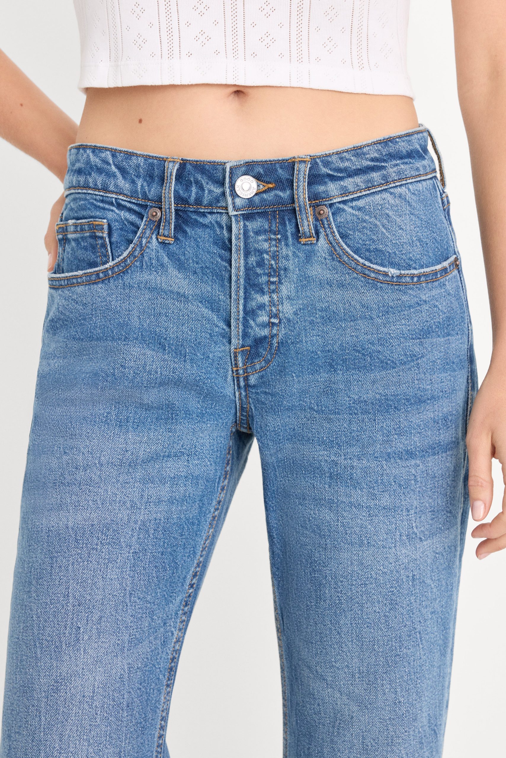 VINTAGE LOW RELAXED FLARE JEANS | INDIGO1287 - Image 4