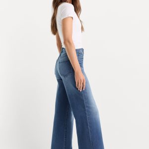 SOFT TECH GOOD WAIST PALAZZO ANKLE JEANS | INDIGO1233
