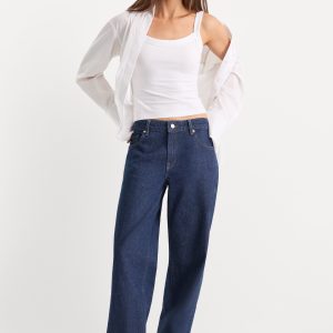 LOW RELAXED STRAIGHT JEANS | RINSE