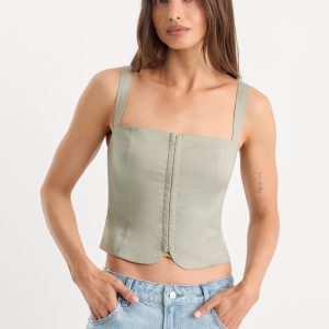THE LINEN CORSET | MOSSWELL