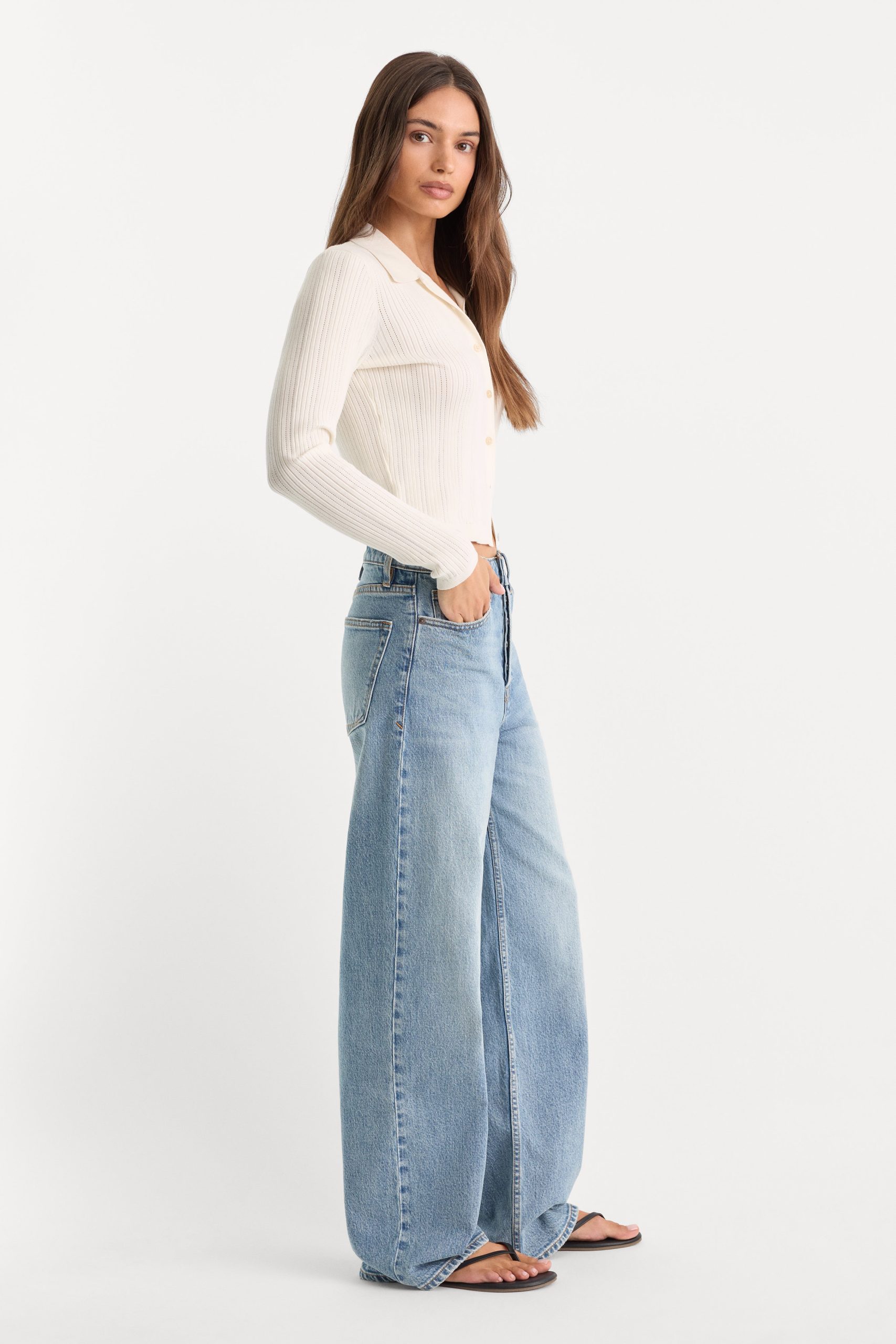 VINTAGE WIDE JEANS | INDIGO1242 - Image 3