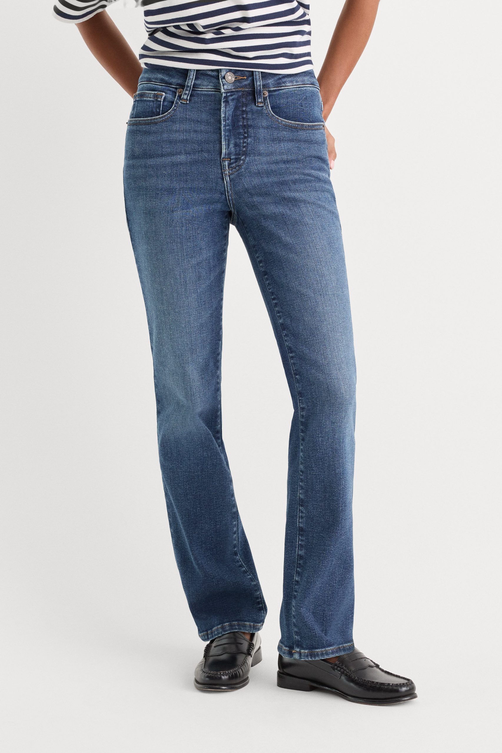 GOOD PETITE STRAIGHT JEANS | INDIGO1230 - Image 2