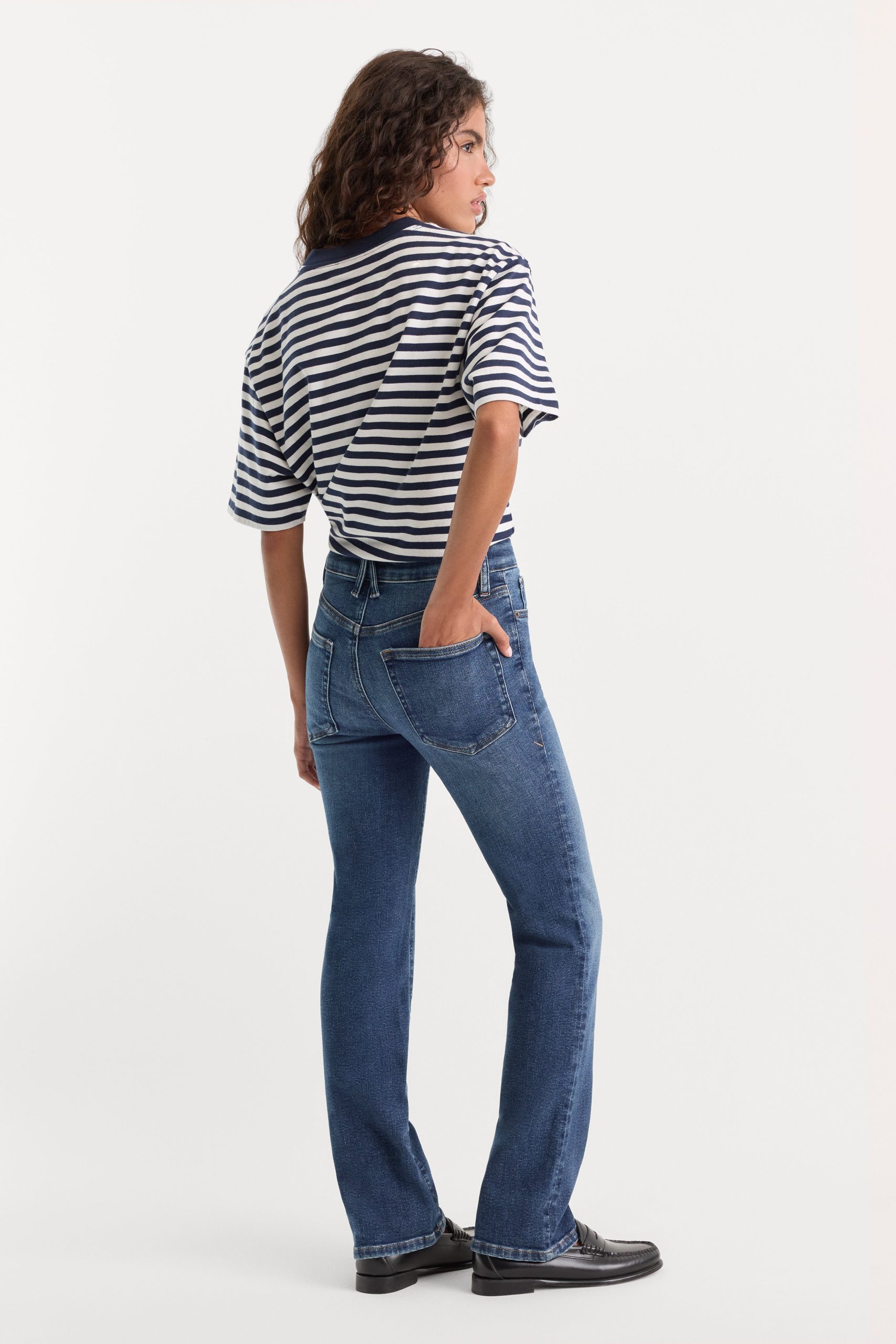 GOOD PETITE STRAIGHT JEANS | INDIGO1230 - Image 5