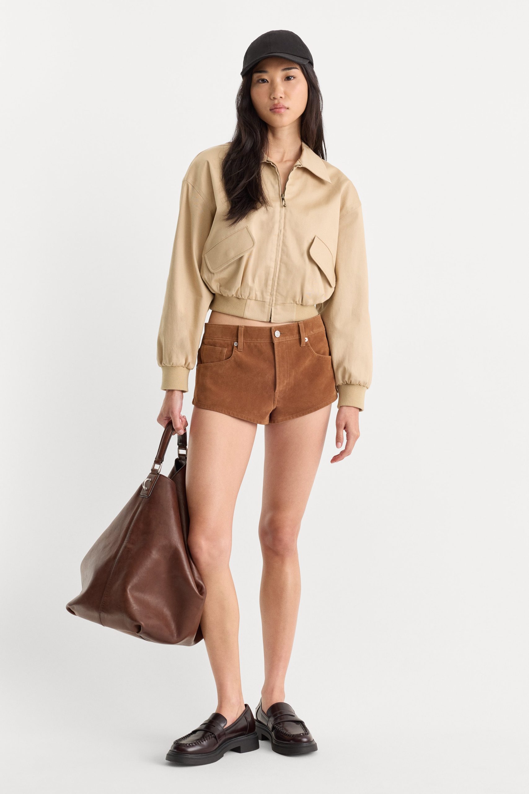 THE TWILL BOMBER JACKET | DUNE MIST - Image 3