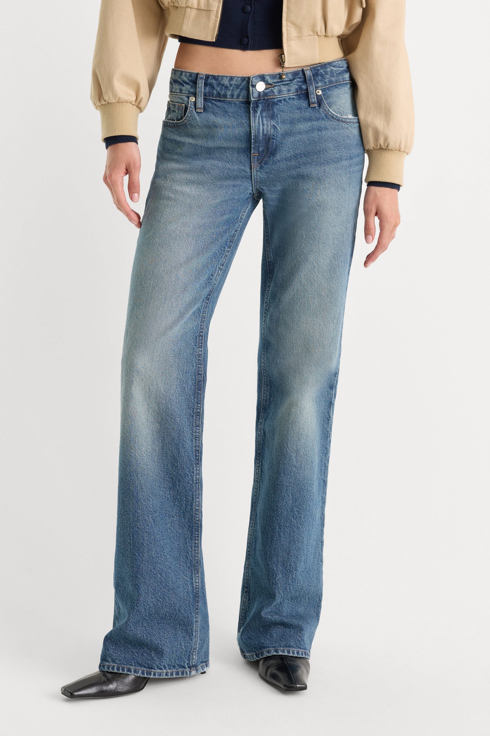 VINTAGE LOW RISE BOOTCUT JEANS | INDIGO1282 - Image 3