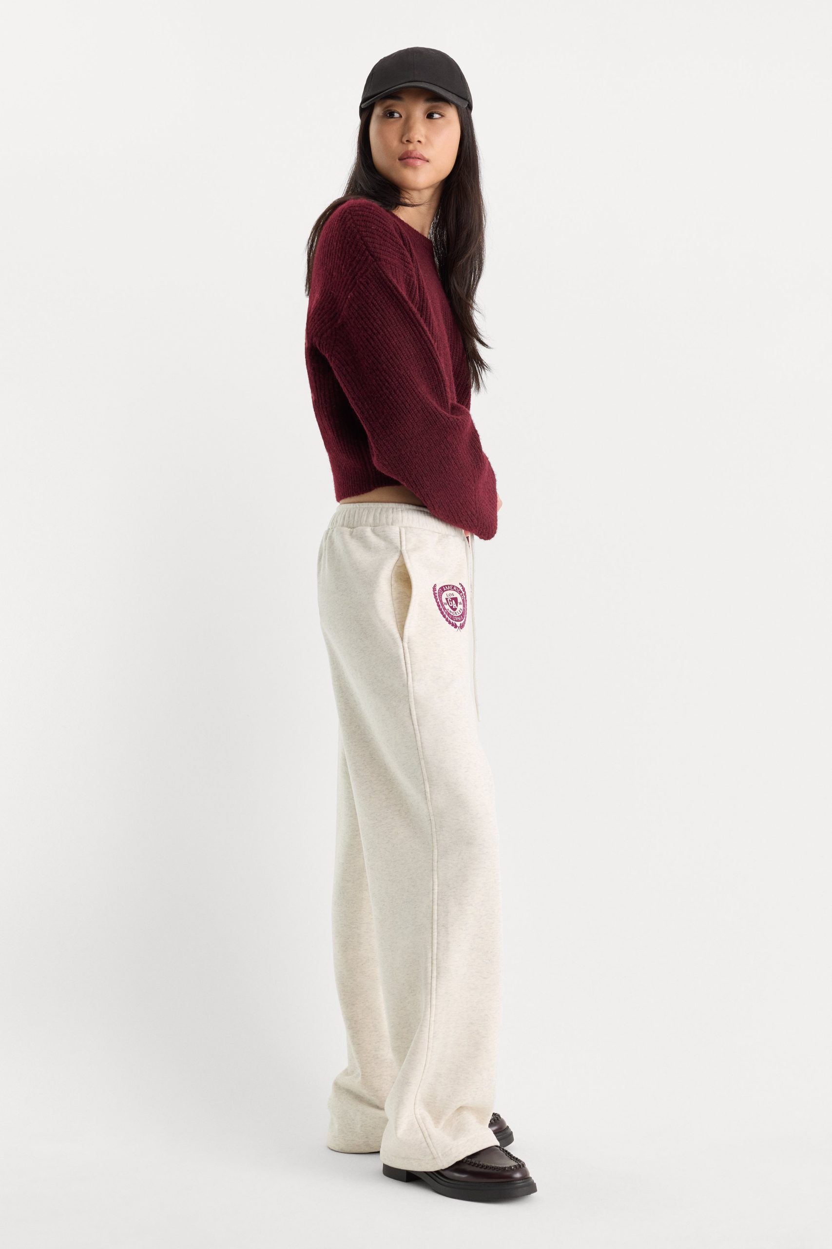 THE BRUSHED FLEECE SWEATPANT | OATMEAL - Image 6