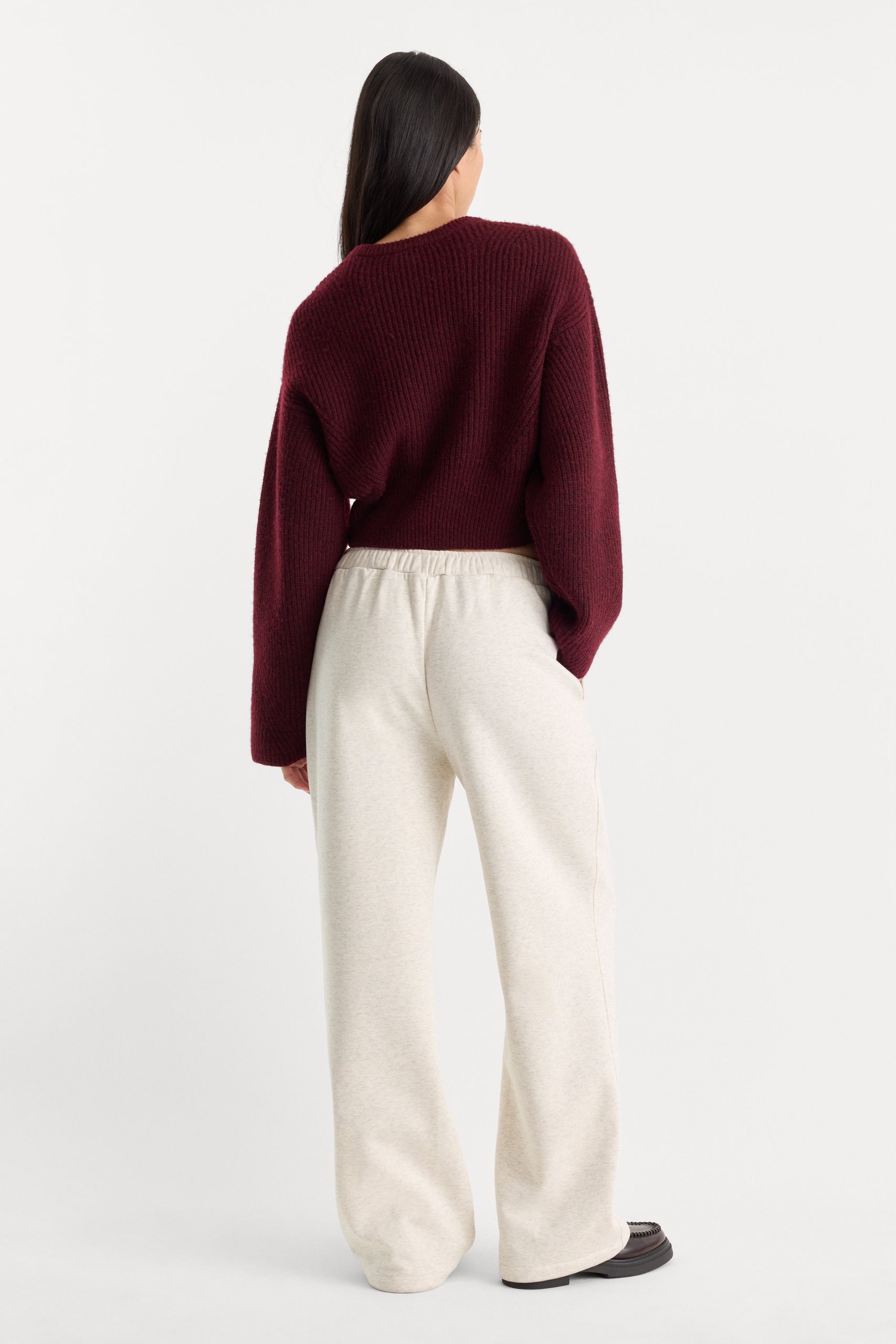 THE BRUSHED FLEECE SWEATPANT | OATMEAL - Image 7