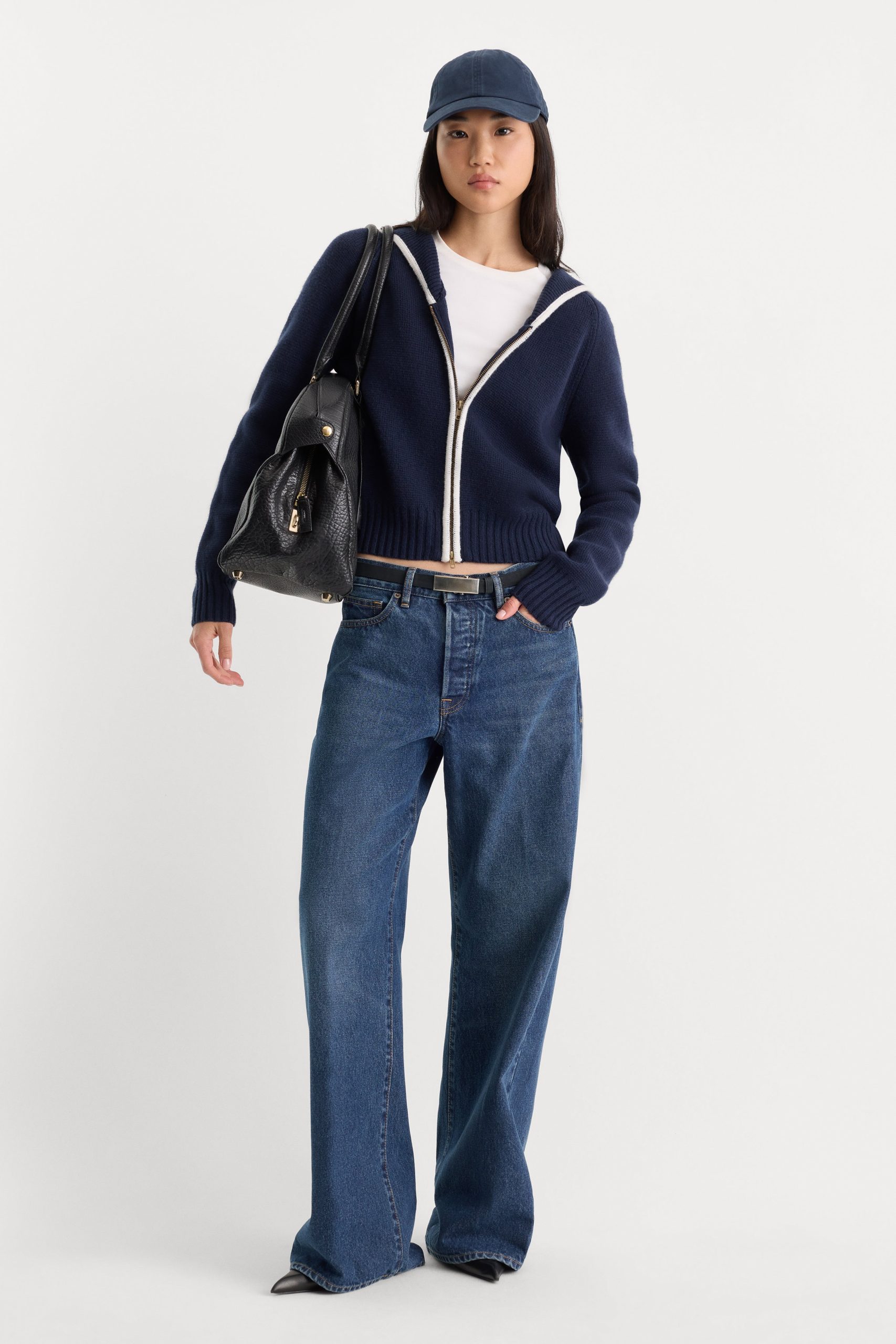 THE KNIT SAILOR ZIP UP | NEW NAVY002 - Image 5