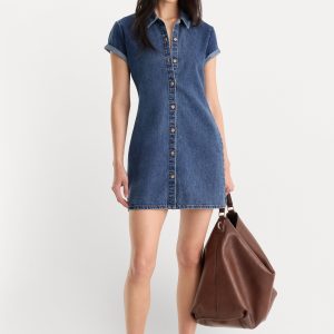 THE DENIM POLO DRESS | ALCOVE