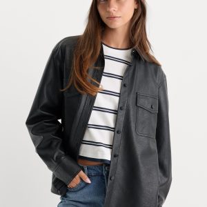 THE BETTER THAN LEATHER CLASSIC SHIRT | BLACK001