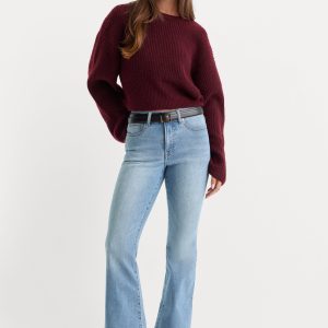 GOOD LEGS FLARE JEANS | INDIGO1290