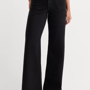 SOFT TECH GOOD PETITE PALAZZO JEANS|BLACK001