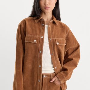 THE BETTER THAN SUEDE OVERSHIRT | CAFE CLAY