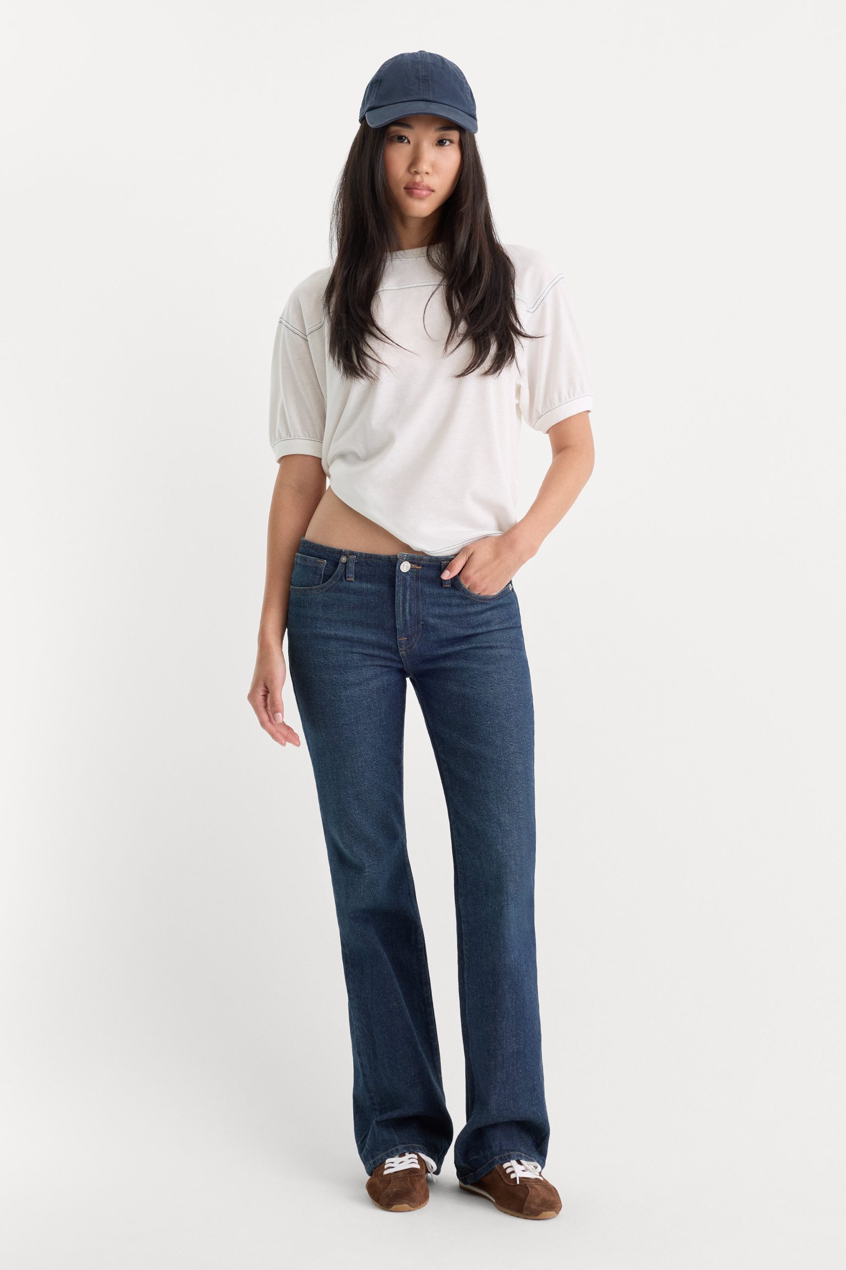 GHOST WAIST LOW RISE BOOTCUT JEANS | QUIRK - Image 2