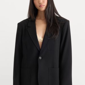 THE OVERSIZED BLAZER | BLACK001