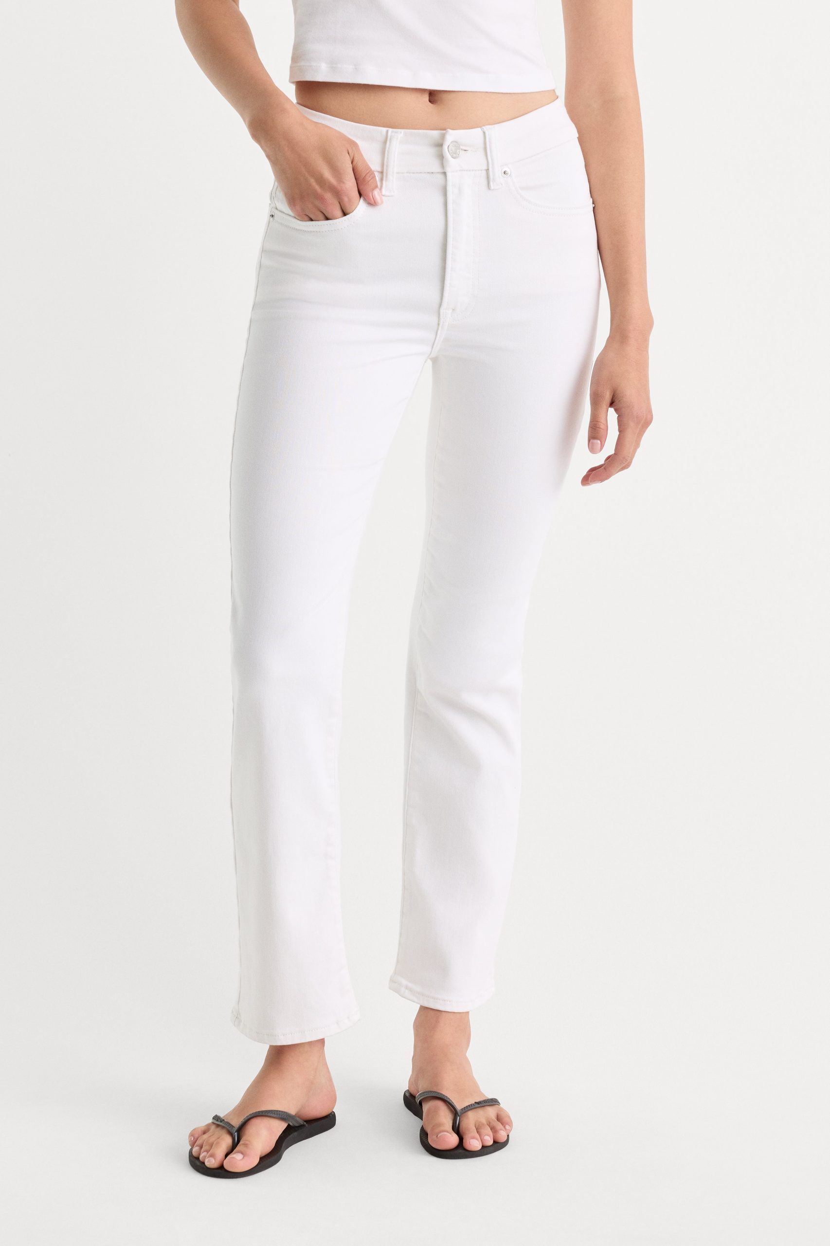 ALWAYS FITS GOOD LEGS STRAIGHT JEANS | WHITE001 - Image 2