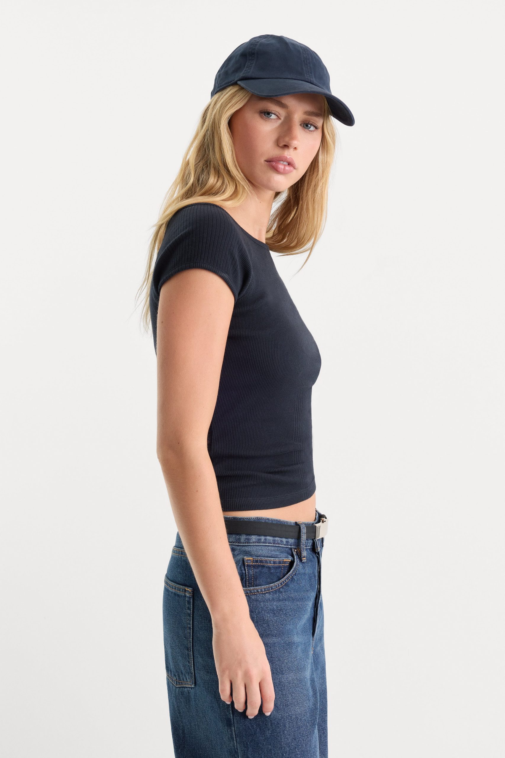 THE VARIEGATED RIB TOP | NEW NAVY002 - Image 3
