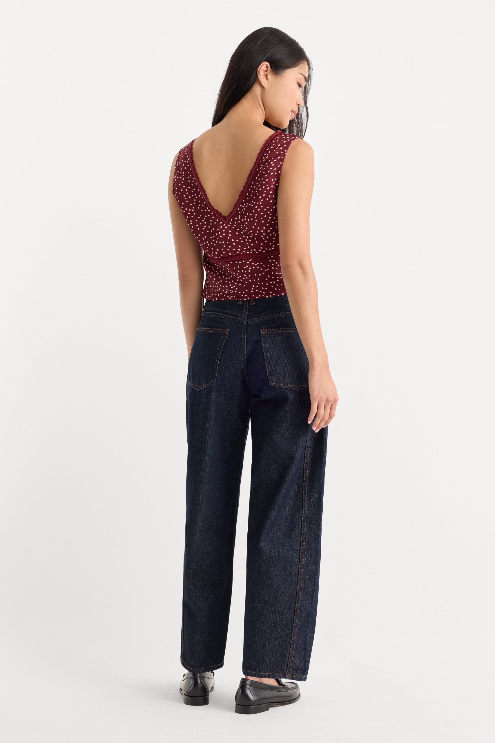 VINTAGE BARREL ANKLE JEANS | RINSE - Image 5