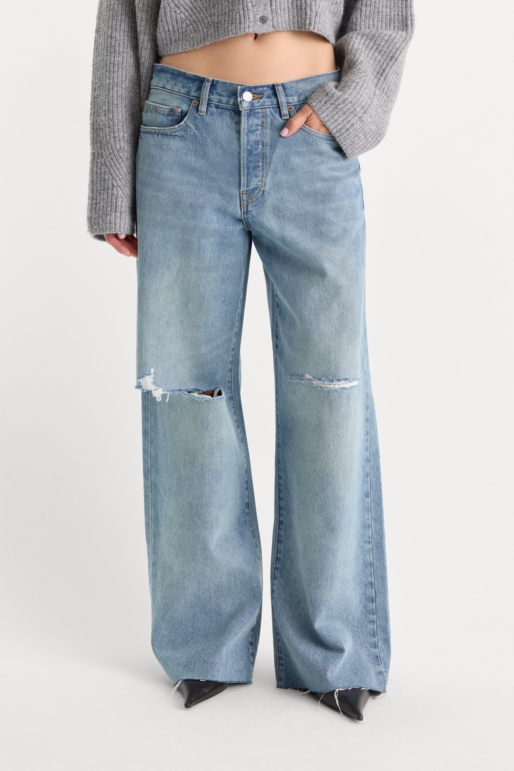VINTAGE LOW SLUNG BAGGY JEANS | TERRA - Image 2