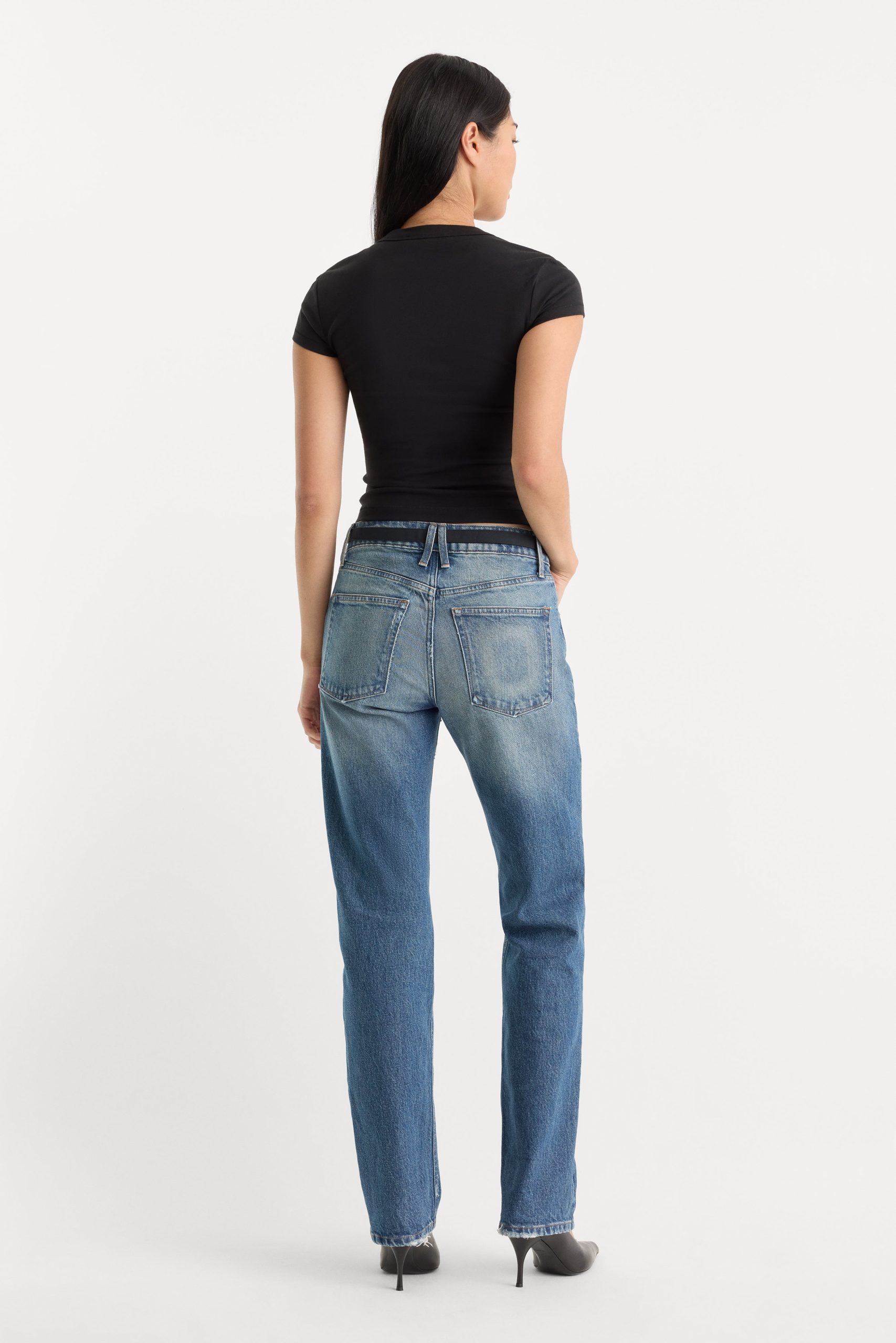 VINTAGE STRAIGHT JEANS | INDIGO1282 - Image 5