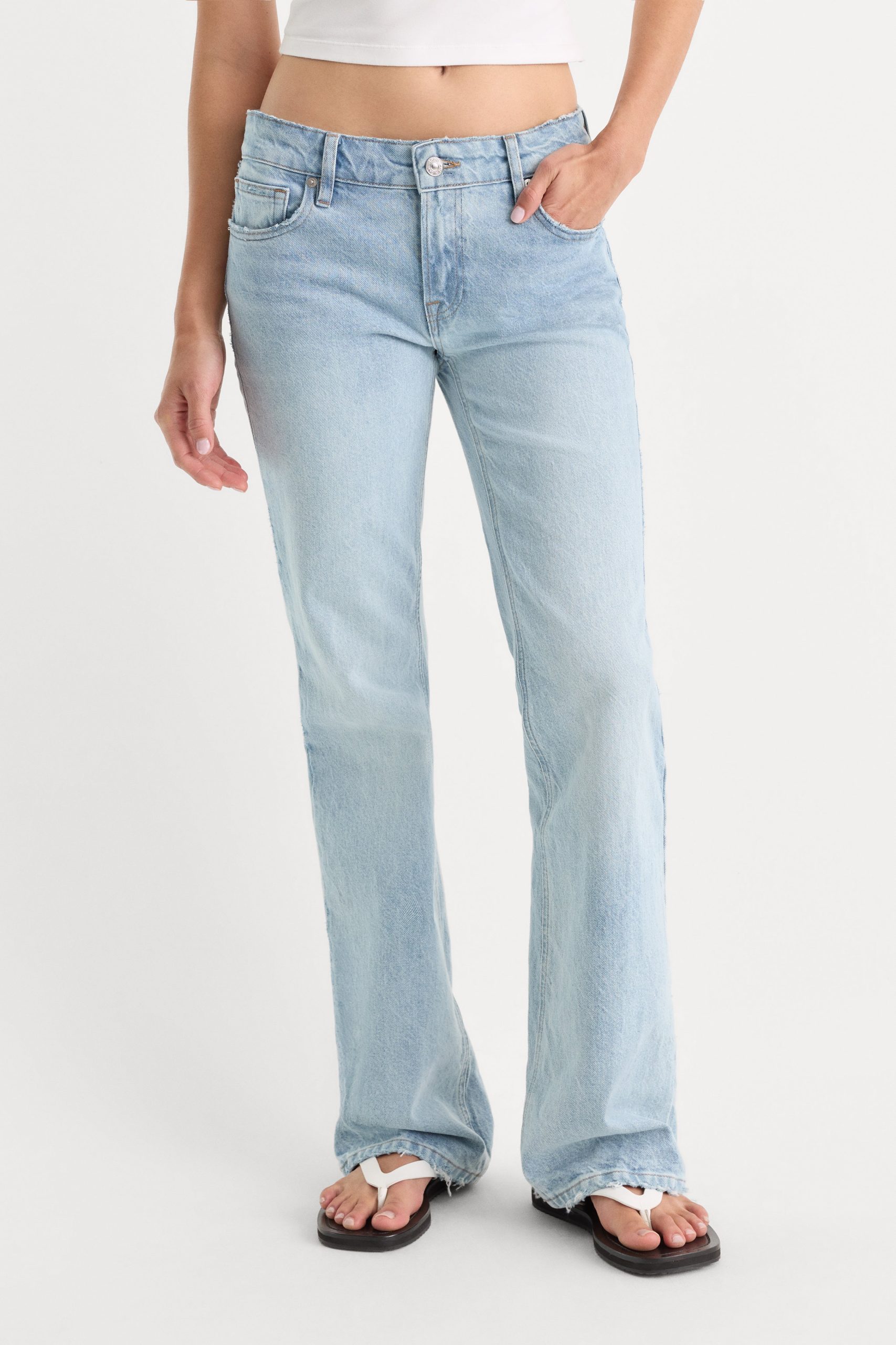 VINTAGE LOW RISE BOOTCUT JEANS | INDIGO1220 - Image 2