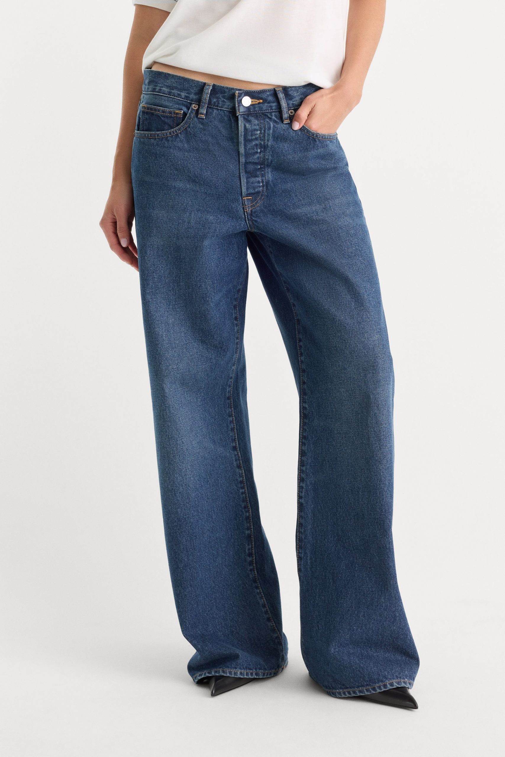 VINTAGE LOW SLUNG BAGGY JEANS | TRACE - Image 3