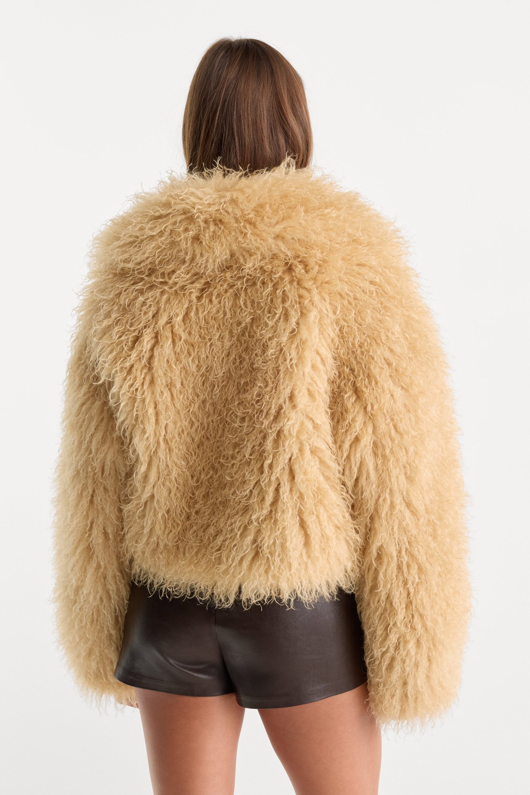THE FAUX FUR COAT | SAND - Image 5