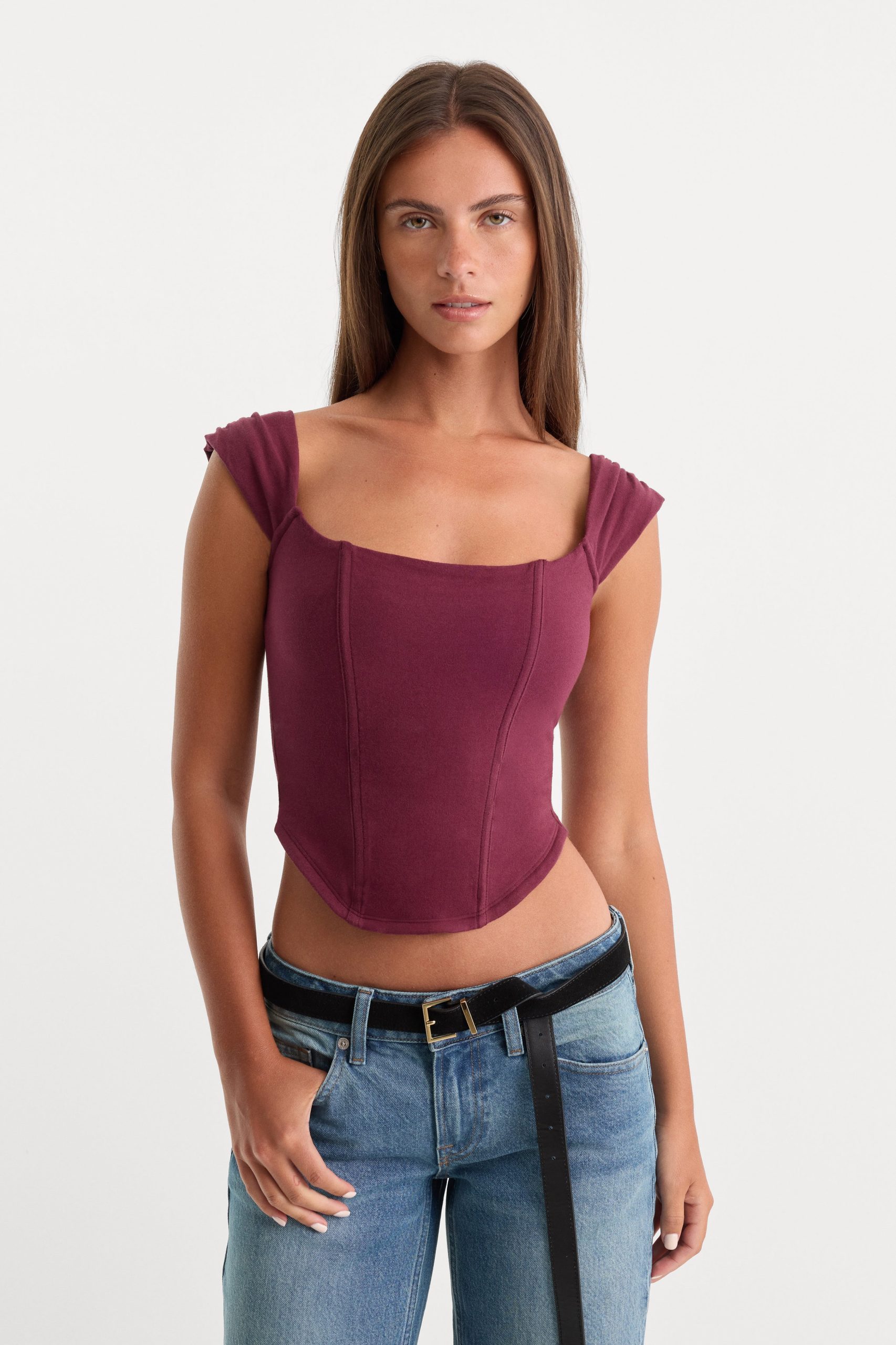 DOLLY SUPER STRETCH CORSET TOP | FIG007