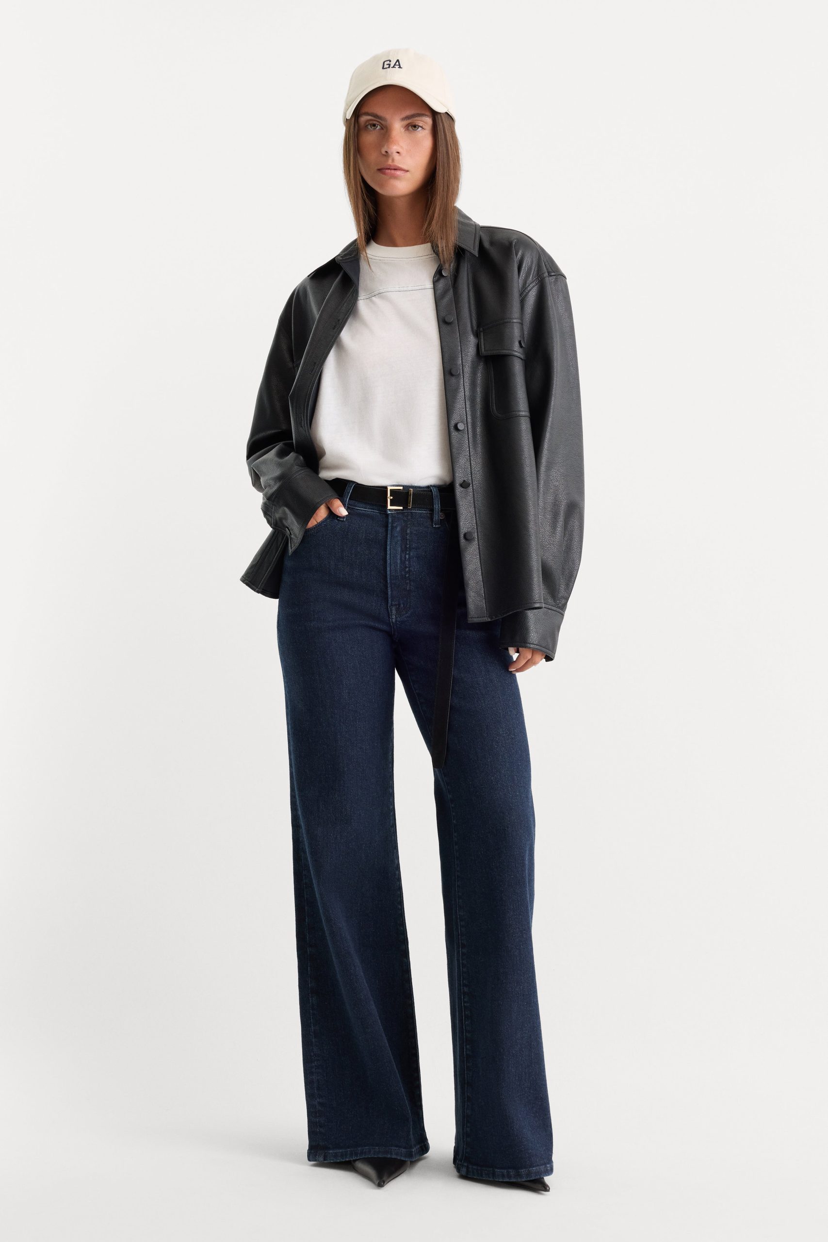 GOOD PETITE PALAZZO JEANS | INDIGO1153 - Image 3